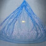 LC7644 Custom 3D Embellished Tulle Fabric