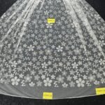 LC3597-13 Pure Silver Bridal Glitter Lace