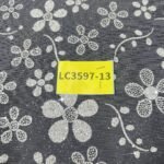 LC3597-13 Pure Silver Bridal Glitter Lace