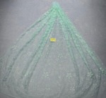 LC3597 Moonlight Floral Glitter Tulle Fabric