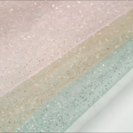 HGP05 Colorful Glitter Tulle Fabric with Fine Details