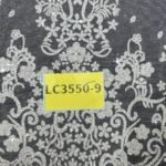 LC3550-9 Pure Silver Bridal Glitter Lace
