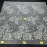 LC3599-20 Pure Silver Bridal Glitter Lace