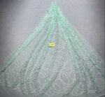 LC3596 Moonlight Floral Glitter Tulle Fabric