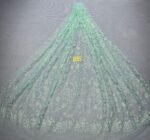 LC3329 Moonlight Floral Glitter Tulle Fabric