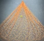 LC3596 Moonlight Floral Glitter Tulle Fabric