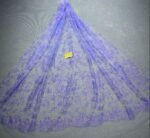 LC3329 Moonlight Floral Glitter Tulle Fabric