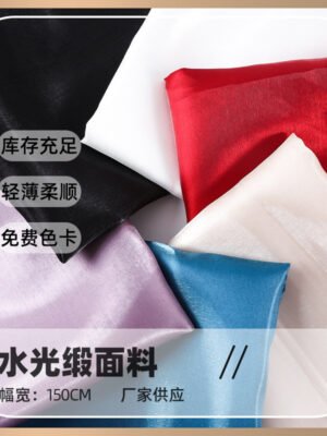 Luxurious Water Shine Satin - Soft Polyester Fabric