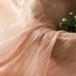 Bright-Faced Korean Crinkled Organza - Durable Polyester