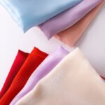Lustrous Korean Satin Organza with Iona-Treated Sparkling Finish