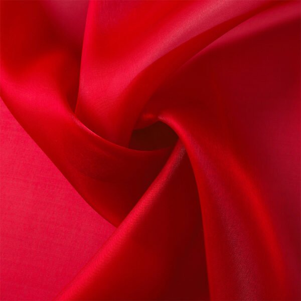 Lustrous Korean Satin Organza with Iona-Treated Sparkling Finish