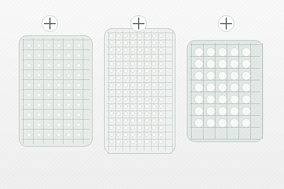 Concept image showing structural selection options for moisture-wicking mesh lining fabric